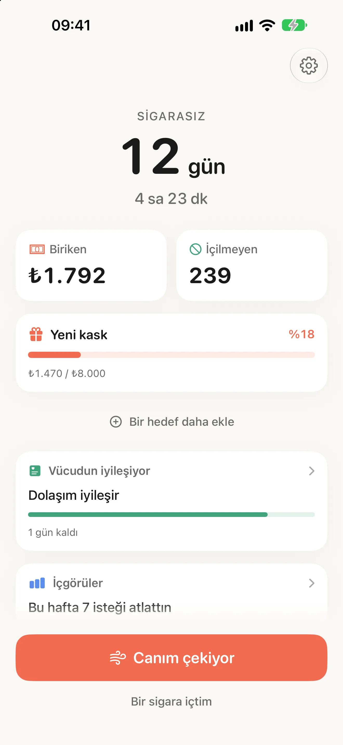Screenshot 1 of Nefes: Sigarayı Bırak